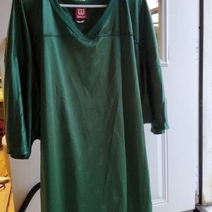 Wilson Mesh Jersey Green Size XXXL EUC Men's Short Sleeve